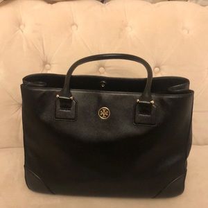 Tory Burch Large Black Tote